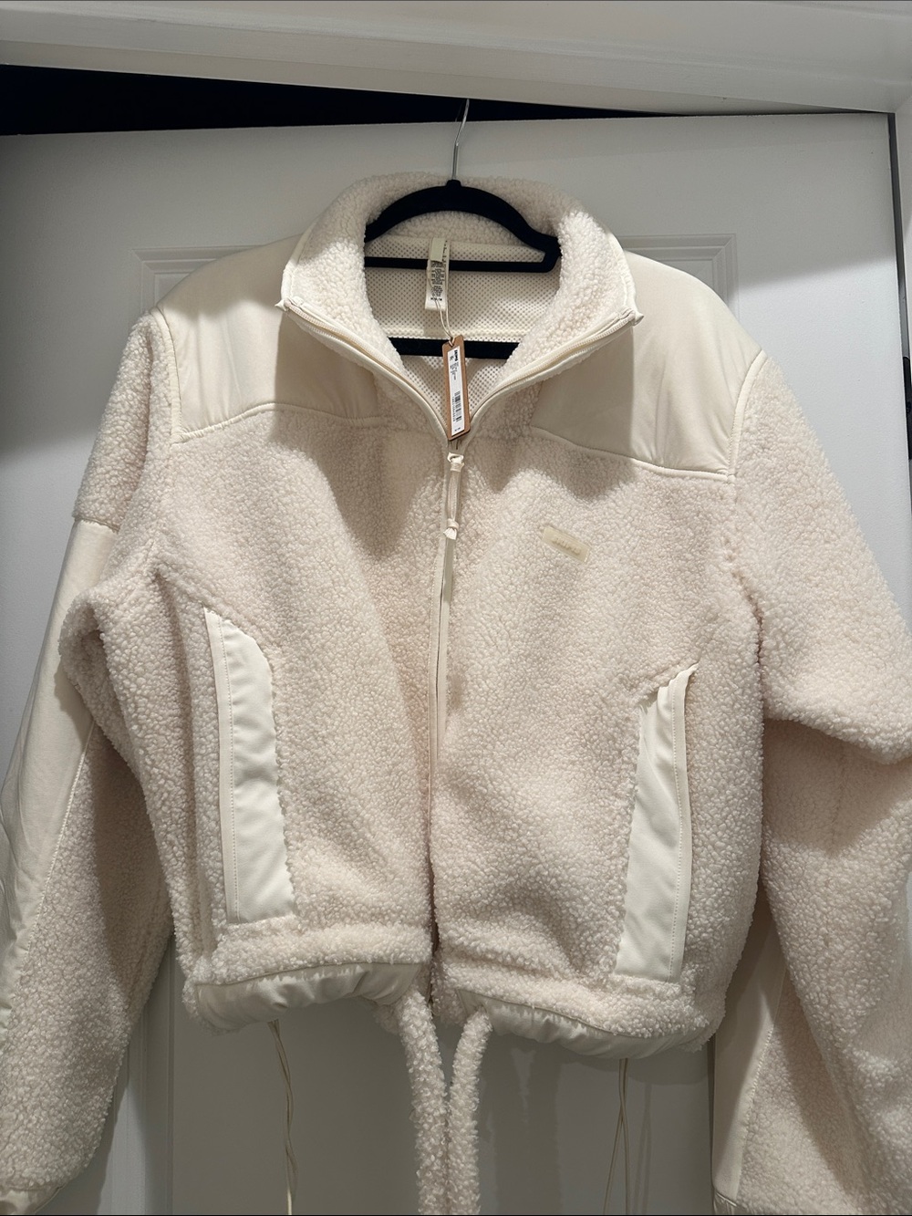 Skims Teddy Boxy Zip Up jacket